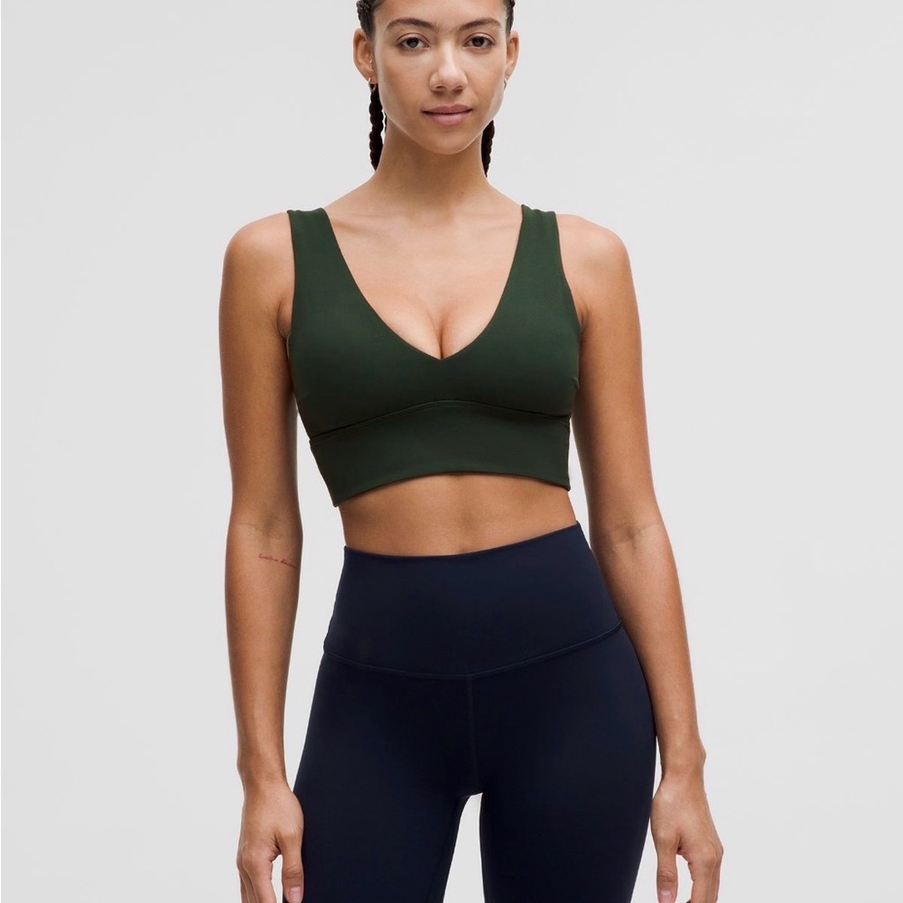 Lululemon Athletica Deep Green Sports Bra